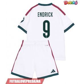 Lacne Dětský Futbalové dres Real Madrid Endrick #9 2026-27 Krátky Rukáv - Domáci (+ trenírky)